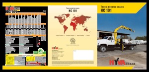 Gru per autocarro idrauliche Hyva Crane HC 101X 