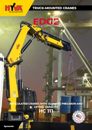 Gru per autocarro idrauliche Hyva Crane HC 111 E3