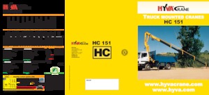 Gru per autocarro idrauliche Hyva Crane HC 151X 