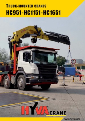 Gru per autocarro idrauliche Hyva Crane HC 1151 J6 