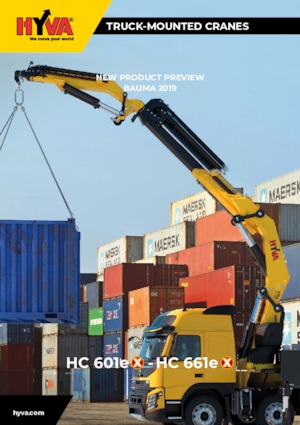Gru per autocarro idrauliche Hyva Crane HC 601e E6 