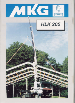 Gru per autocarro idrauliche MKG HLK 205 a2
