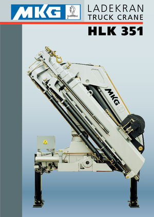 Gru per autocarro idrauliche MKG HLK 351 a3