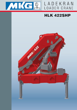 Gru per autocarro idrauliche MKG HLK 422 SHP a8