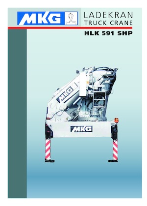 Gru per autocarro idrauliche MKG HLK 591 SHP a2 