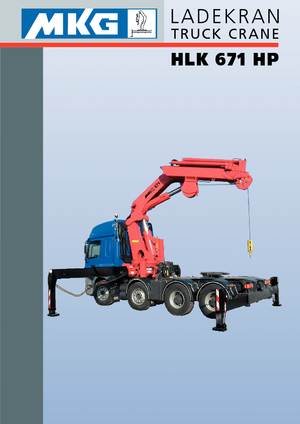 Gru per autocarro idrauliche MKG HLK 671 HP a5