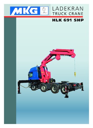 Gru per autocarro idrauliche MKG HLK 691 SHP a2 