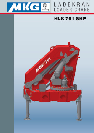 Gru per autocarro idrauliche MKG HLK 761 SHP a4