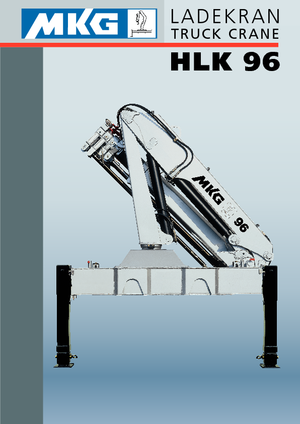 Gru per autocarro idrauliche MKG HLK 96 a2 