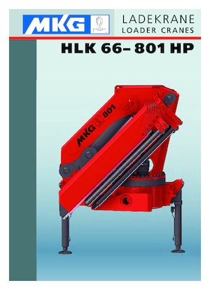 Gru per autocarro idrauliche MKG HMK 851 Ta3-a2