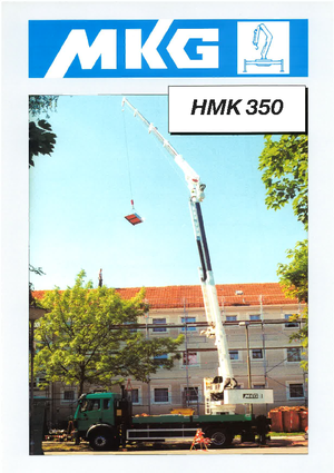 Gru per autocarro idrauliche MKG HMK 350 Ta2-a2