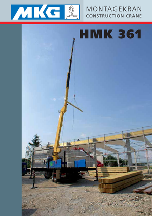 Gru per autocarro idrauliche MKG HMK 361 a3 L