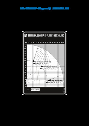 Gru per autocarro idrauliche Effer IX.550 HP E7