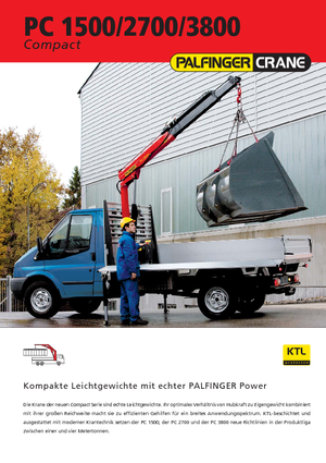 Gru per autocarro idrauliche Palfinger PC 1500 A