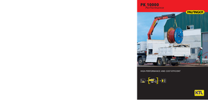 Gru per autocarro idrauliche Palfinger PK 10000 C