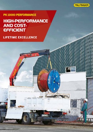 Gru per autocarro idrauliche Palfinger PK 10000 B