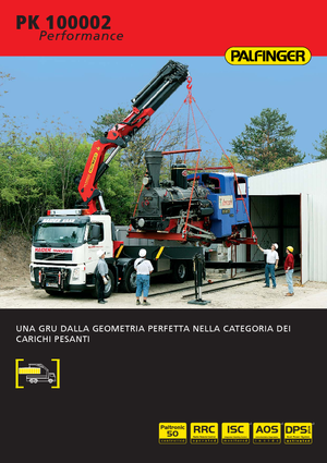 Gru per autocarro idrauliche Palfinger PK 100002 HPLS D