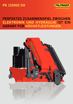 Gru per autocarro idrauliche Palfinger PK 110002 SH H