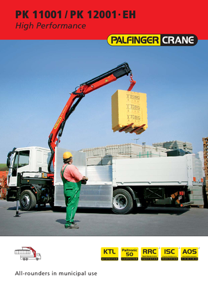Gru per autocarro idrauliche Palfinger PK 12001 EH C