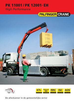 Gru per autocarro idrauliche Palfinger PK 12001 EH C