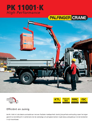 Gru per autocarro idrauliche Palfinger PK 11001 K