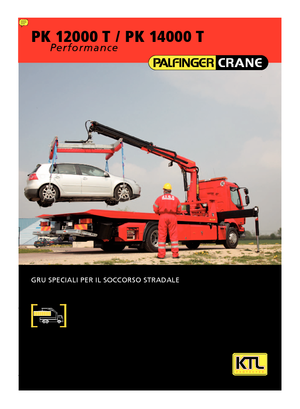 Gru per autocarro idrauliche Palfinger PK 12000 TB