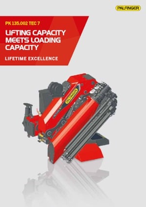 Gru per autocarro idrauliche Palfinger PK 135.002 TEC 7 E 