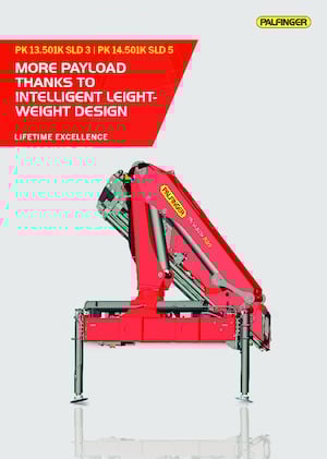 Gru per autocarro idrauliche Palfinger PK 14.501K SLD 5