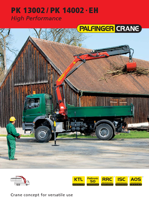 Gru per autocarro idrauliche Palfinger PK 14002-EH E