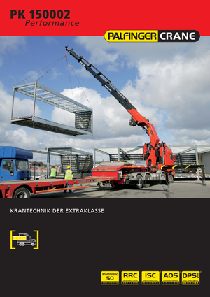 Gru per autocarro idrauliche Palfinger PK 150002 HPLS E