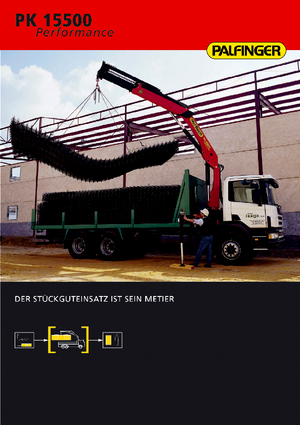 Gru per autocarro idrauliche Palfinger PK 15500 C