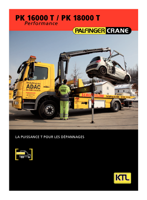 Gru per autocarro idrauliche Palfinger PK 18000 TC  HPLS
