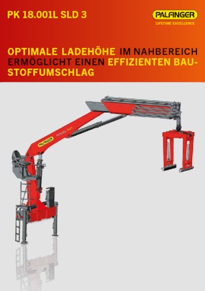 Gru per autocarro idrauliche Palfinger PK 18.001L SLD 3