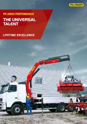 Gru per autocarro idrauliche Palfinger PK 18500 C
