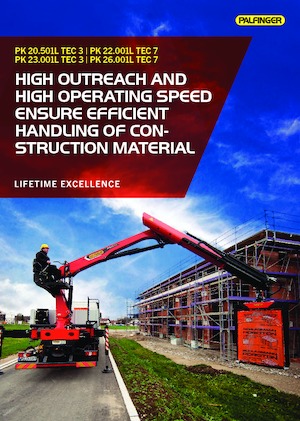 Gru per autocarro idrauliche Palfinger PK 23.001L TEC 3 C
