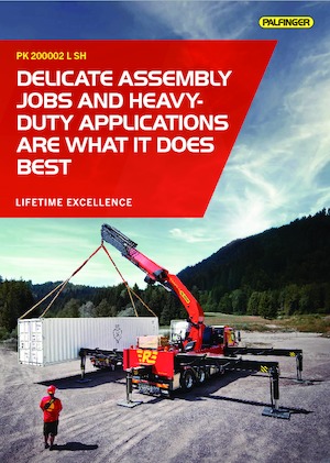 Gru per autocarro idrauliche Palfinger PK 200002 L-SH G