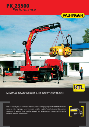 Gru per autocarro idrauliche Palfinger PK 23500 A