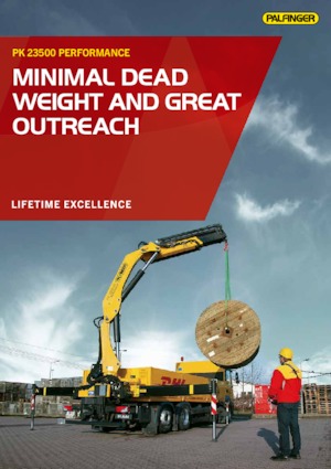 Gru per autocarro idrauliche Palfinger PK 23500 E