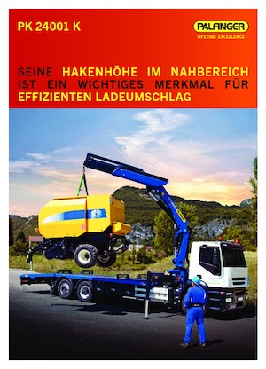 Gru per autocarro idrauliche Palfinger PK 24001-K B