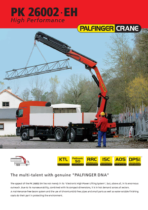 Gru per autocarro idrauliche Palfinger PK 26002 EH F