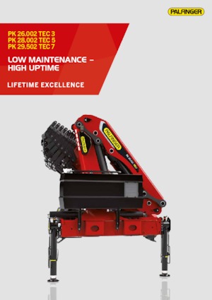 Gru per autocarro idrauliche Palfinger PK 28.002 TEC 5 F