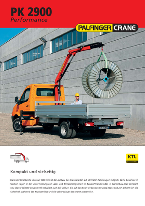 Gru per autocarro idrauliche Palfinger PK 2900 A