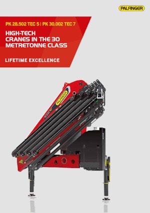 Gru per autocarro idrauliche Palfinger PK 30.002 TEC 7 D