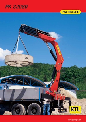 Gru per autocarro idrauliche Palfinger PK 32080 C