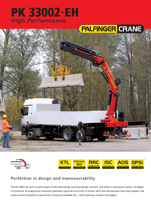 Gru per autocarro idrauliche Palfinger PK 33002 EH F