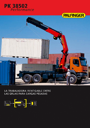 Gru per autocarro idrauliche Palfinger PK 38502 E