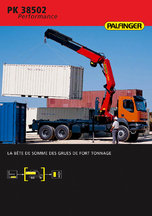 Gru per autocarro idrauliche Palfinger PK 38502 E