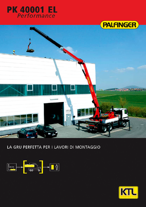 Gru per autocarro idrauliche Palfinger PK 40001 ELB