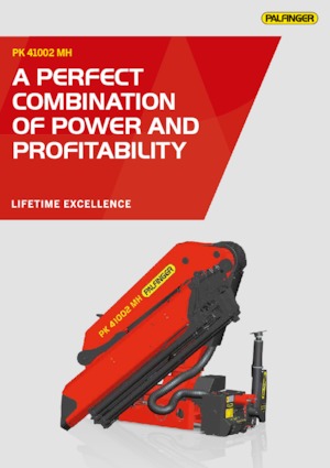 Gru per autocarro idrauliche Palfinger PK 41002 MH C