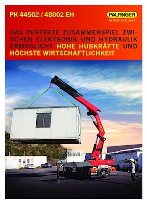 Gru per autocarro idrauliche Palfinger PK 48002 EH B